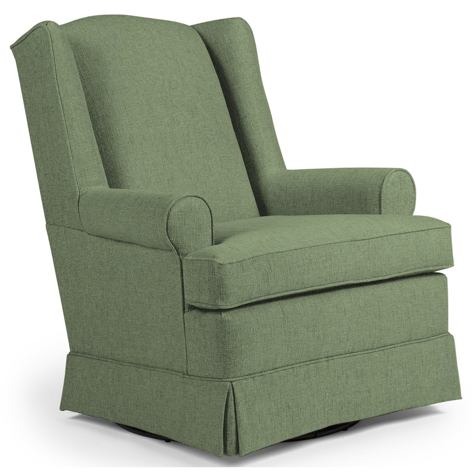 Best Home Furnishings Roni 7197 Roni Skirted Swivel Glider Chair